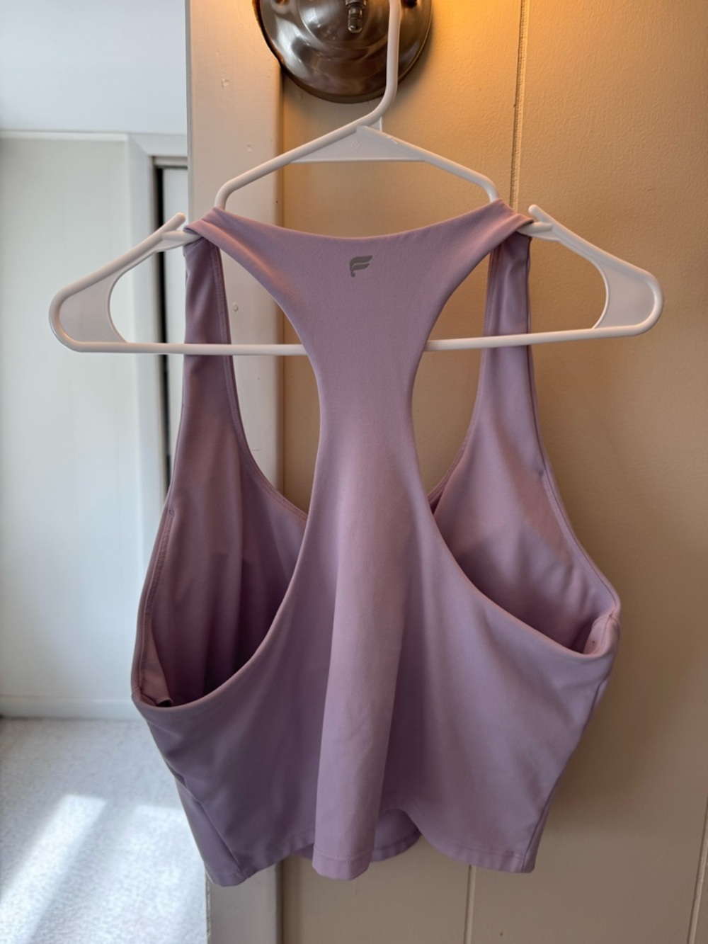 Fabletics Lavender Racerback Tank Top - Picture 2 of 3